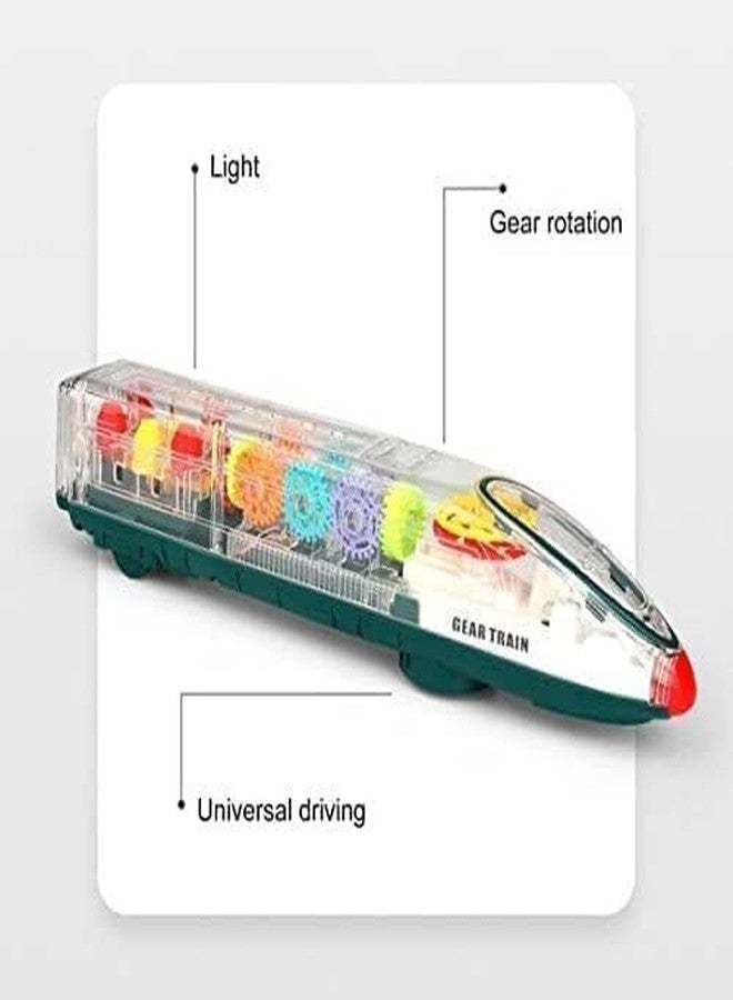 HDA GROUP Musical Sound Toy Musical Bulet Train for Kids 3+ Years | Fun & Educational Musical Learning Toy with Lights & Sounds - Encourages Creativity, Hand-Eye Coordination (Multicolor) - Image 2
